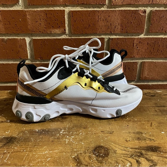 Nike React Element 55 Gold Ranger Womens size 7 - Picture 7 of 11